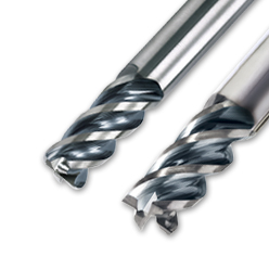 High Efficiency Endmill for Difficult-to-cut materials  4TFK / 4TFR